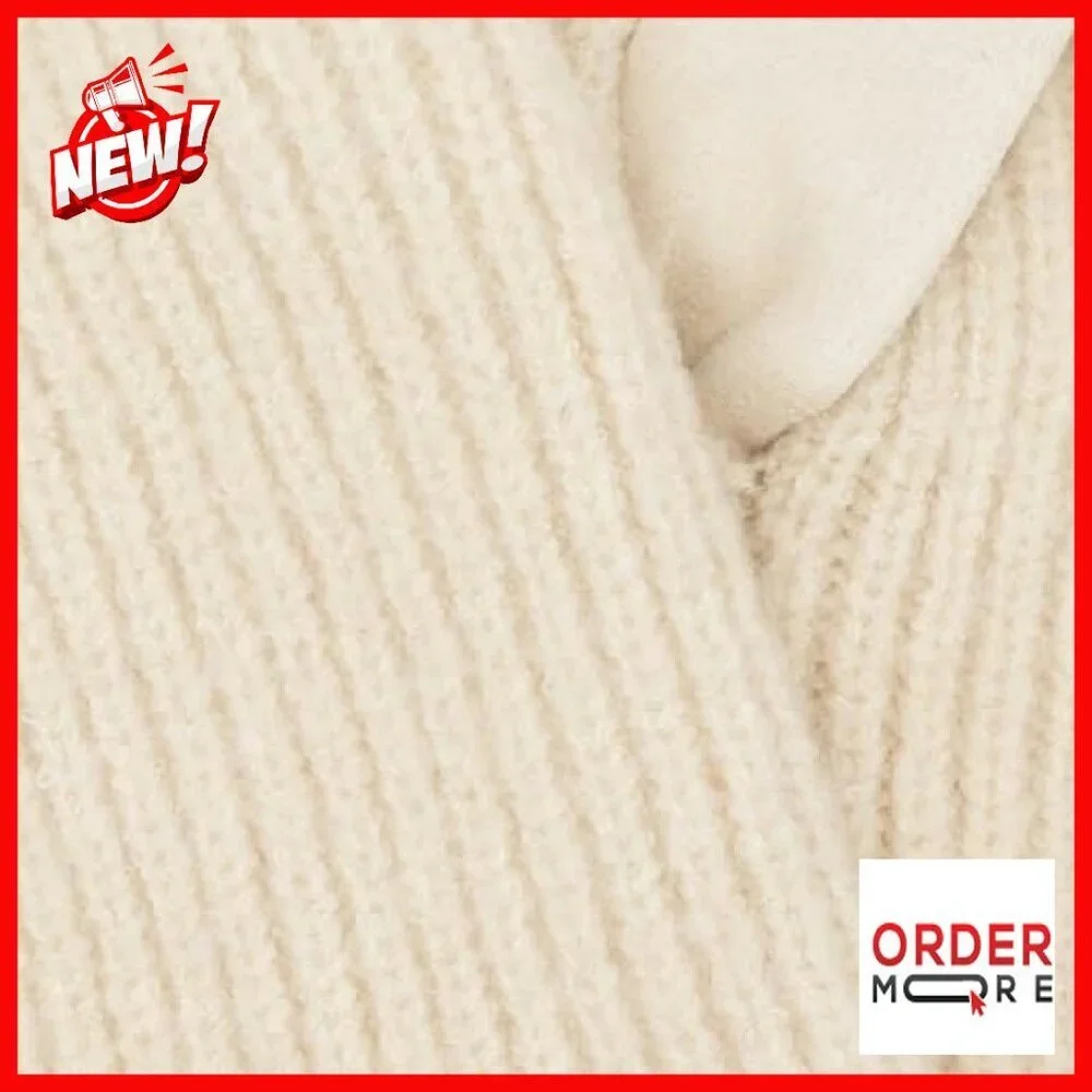 2-in-1 Faux Suede Gloves with Removable Knit Wrist Warmers